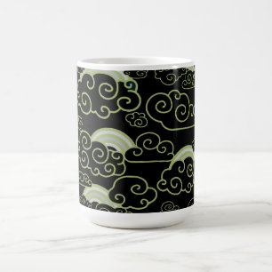 Caneca Mágica Decoração inicial do estilo japonês