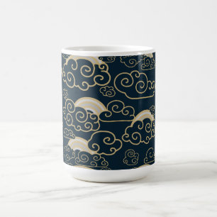 Caneca Mágica Decoração inicial do estilo japonês