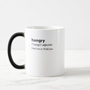Caneca Mágica Definição de Dicionário Engraçado Hangry