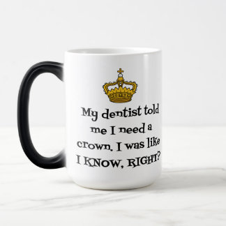 CANECA MÁGICA DENTISTA CROWN