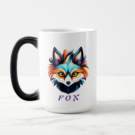 Caneca Mágica Der Bunte Fuchs - Kopf Portrait