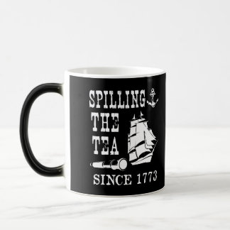 Caneca Mágica Derramamento Do Chá Desde 1773 Vintage