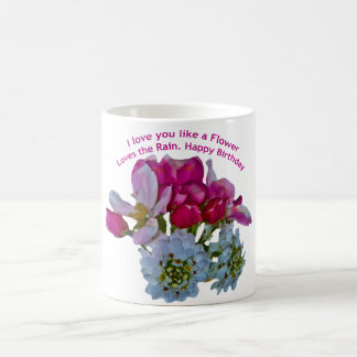 Caneca Mágica Desejos de Aniversário para Esposas ou Parceiras
