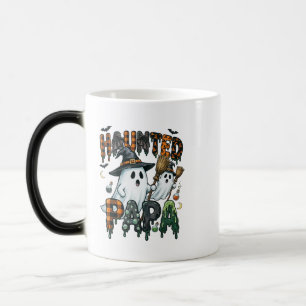 Caneca Mágica Desenho de Papai Fantasma do Halloween Assombrado