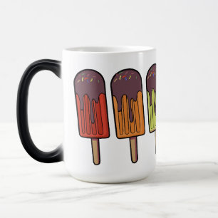 Caneca Mágica Desfile de pirulito congelado arco-íris
