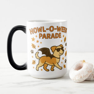 Caneca Mágica Desfile Howl O Ween Fantasia de Asas de Morcego pa
