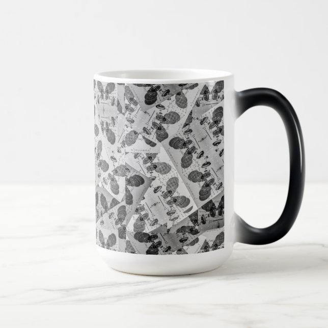 Caneca Mágica Design de Pai de Professores de Alunos de Alta Tec (Direita)