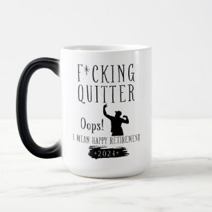 Caneca Mágica Desistindo da Vida Oops Quer Dizer Feliz Aposentad