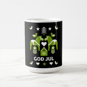 Caneca Mágica Deus Jul Swedish Folk Art