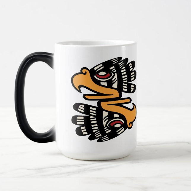 Caneca Mágica Dia 15 do Calendário Aztec - Cuauhtli (Esquerda)