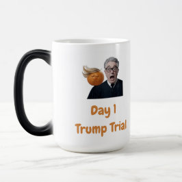 Caneca Mágica Dia 1 de Avaliação de Trump