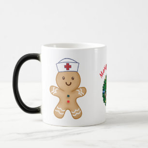 Caneca Mágica Dia da Enfermeira Mãe Agradecimento Biscoito Cruz