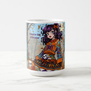 Caneca Mágica Dia das Bruxas,Estilo Assustador de Outono, Fofo A