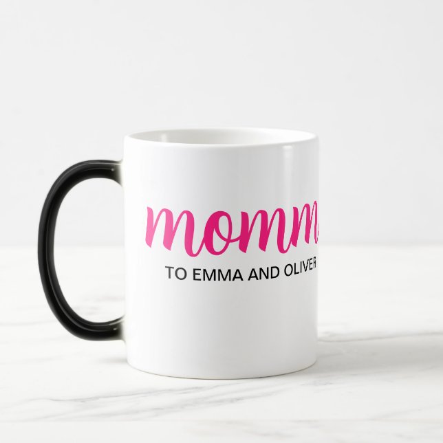 Caneca Mágica Dia de as mães Personalizado Gift Mug (Esquerda)