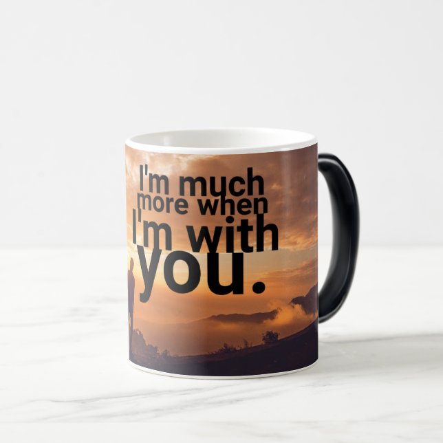 Caneca Mágica Dia de os namorados Mugs - Amor em Cada Sip (Frente Esquerda)