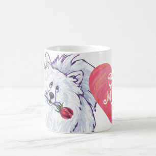 Caneca Mágica Dia dos namorados branco de Pomeranian