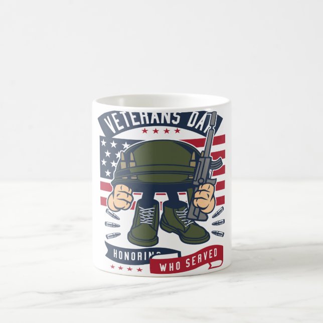 Caneca Mágica Dia dos Veteranos (Centro)