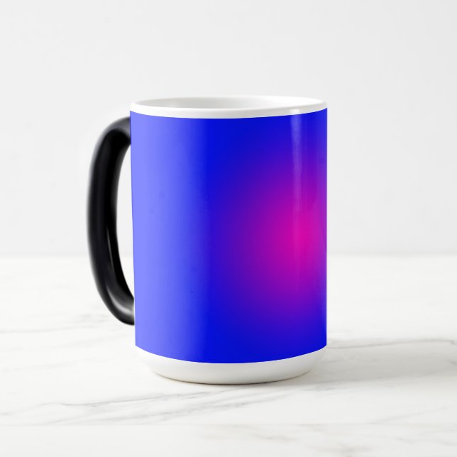 Caneca Mágica Dia Grande do Azul e Magenta (Frente Esquerda)