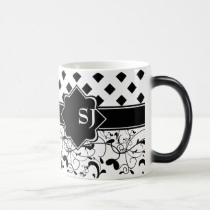 Caneca Mágica Diamantes Vitorianos, Preto-Preto