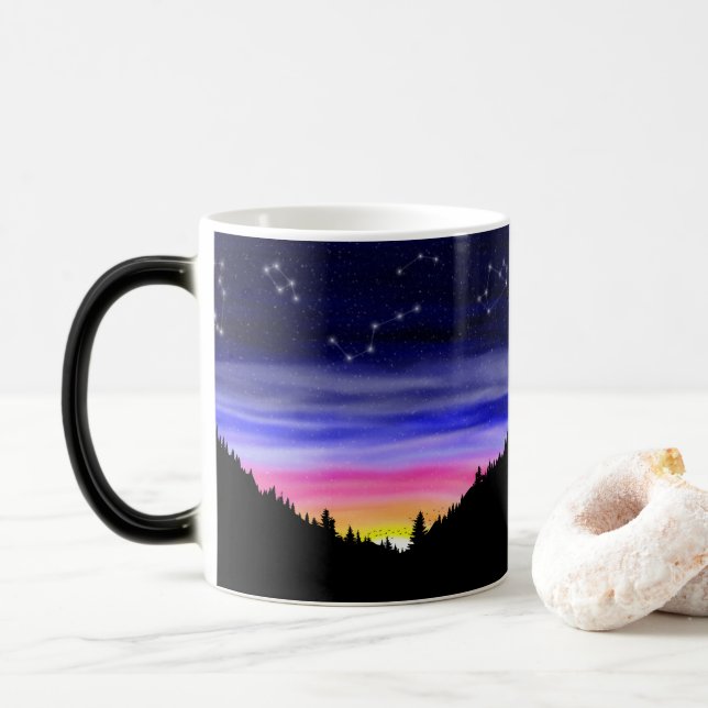 Caneca Mágica Diamond Night Magic Mug (Com Donut)