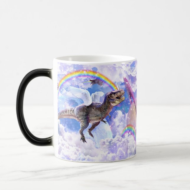 Caneca Mágica Dinossauro-unicórnio dinocorn (Esquerda)