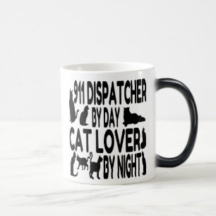 Caneca Mágica Dispatcher Cat Lover 911