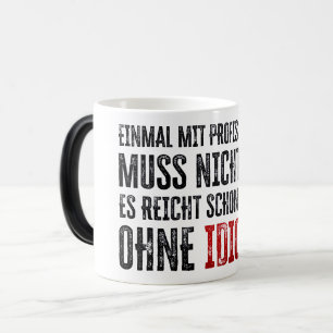 Caneca Mágica Dito espirituoso sobre trabalho e colegas