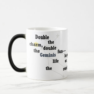 Caneca Mágica Diversão Gemini e Design Inspirador para uso diári