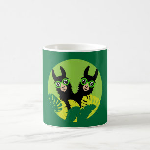 Caneca Mágica Diversão Llama Alpaca - Melhores Amigos