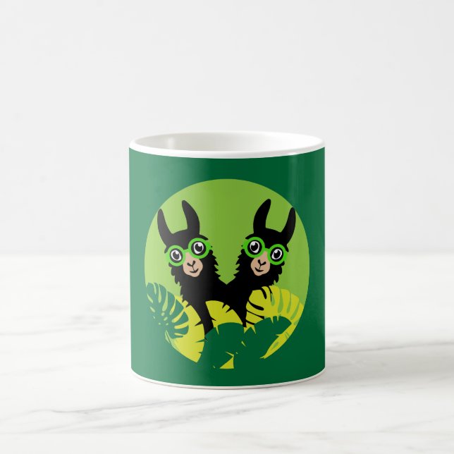 Caneca Mágica Diversão Llama Alpaca - Melhores Amigos (Centro)