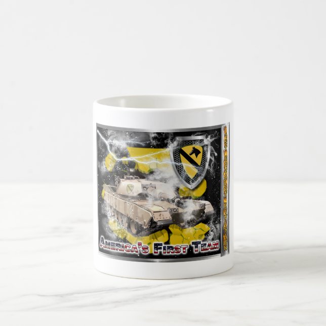 Caneca Mágica Divisão de Cavalaria de 1rua - Um de um Tipo Desig (Centro)