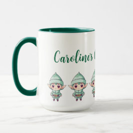 Caneca Mágica do Little Bosy Elf Xmas personalizada