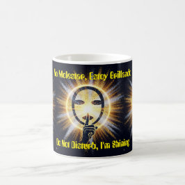 Caneca Mágica Do Not Disturb, I'm Shining