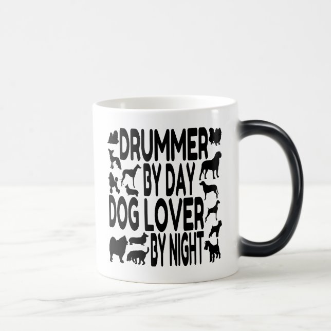Caneca Mágica Dog Lover Drummer (Direita)