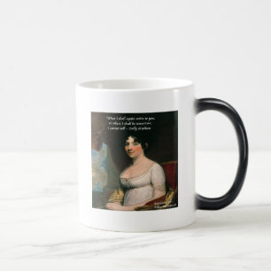Caneca Mágica Dolly Madison & Citação Famosa Onde Estarei