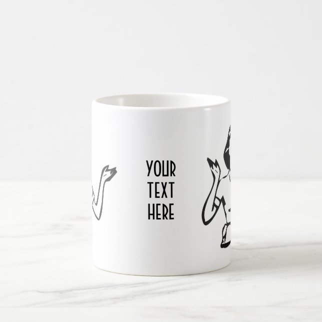 Caneca Mágica Dona de casa ocupada retro (Centro)