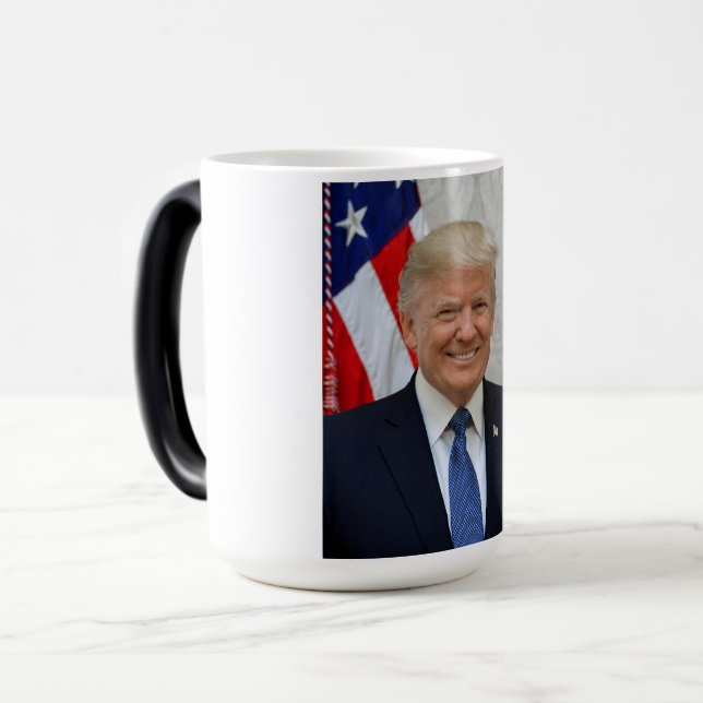 Caneca Mágica Donald Trump Presidente dos EUA Casa Branca MAGA 2