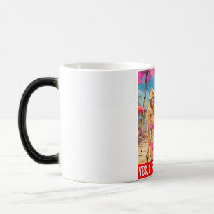 CANECA MÁGICA DONALD TRUMP - SIM, EU SOU UMA GAROTA TRUMP