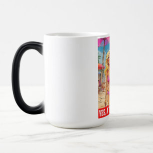 CANECA MÁGICA DONALD TRUMP - SIM, EU SOU UMA GAROTA TRUMP