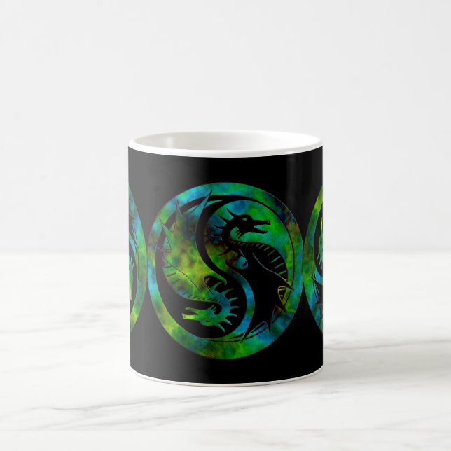 Caneca Mágica Dragão Yin Yang (Centro)