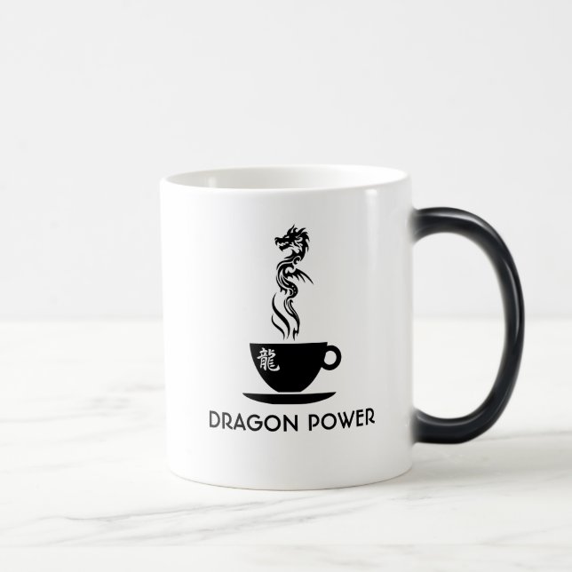 Caneca Mágica Dragon Power personalizável engraçado (Direita)