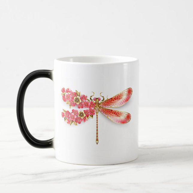 Caneca Mágica Dragonfly com joalheria sakura (Esquerda)