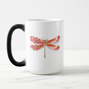 Caneca Mágica Dragonfly com joalheria sakura