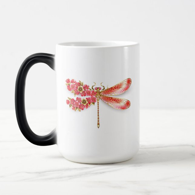 Caneca Mágica Dragonfly com joalheria sakura (Esquerda)