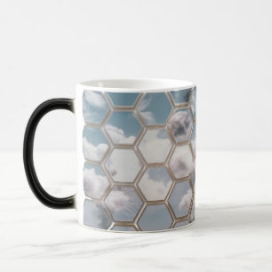 Caneca Mágica Dreamy Cloud Hexagon Design - Coluna Morphing Colo