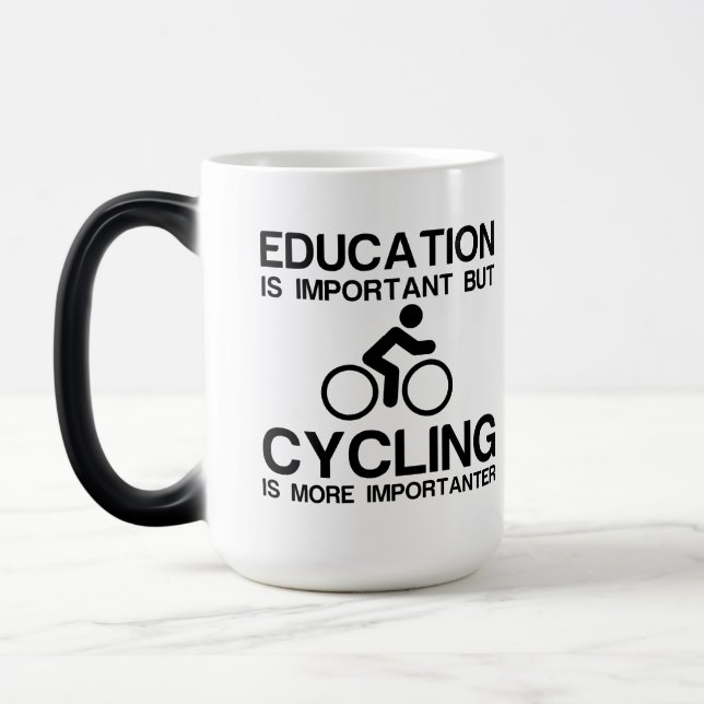 Caneca Mágica Educação e ciclismo (Esquerda)