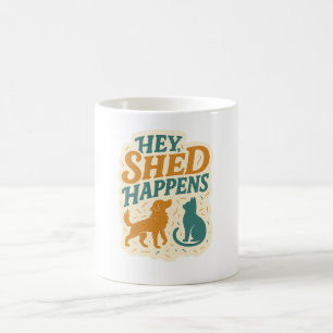 Caneca Mágica Ei, Cabelo Cai: Humor de Pelo de Animal