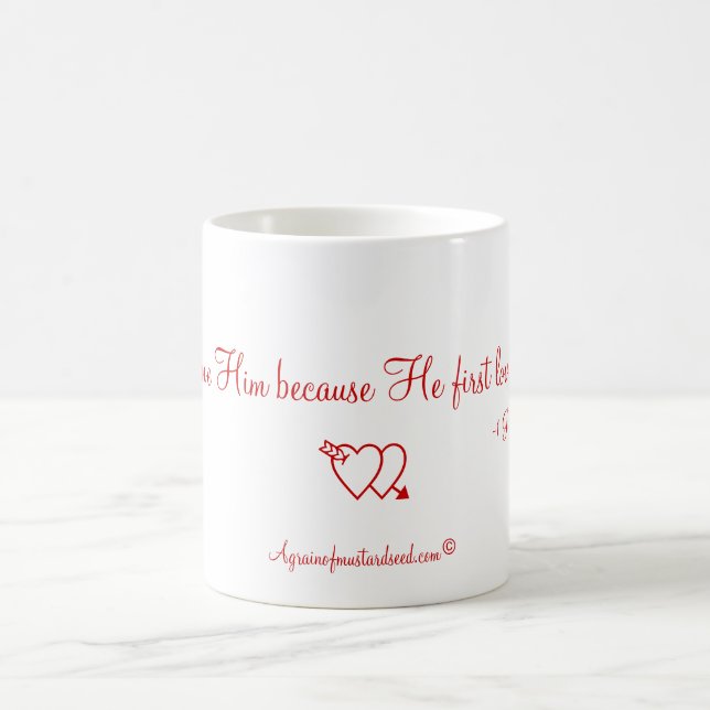 Caneca Mágica Ele primeiro me amava (Centro)