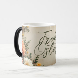 Caneca Mágica Elegância Floral - Saudações de Páscoa de Primaver