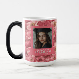 Caneca Mágica Elegant Anemones Print Mom Graduation Gift